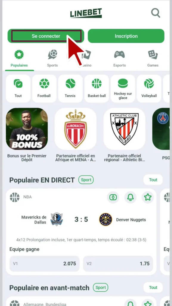 vérification de coupon linebet